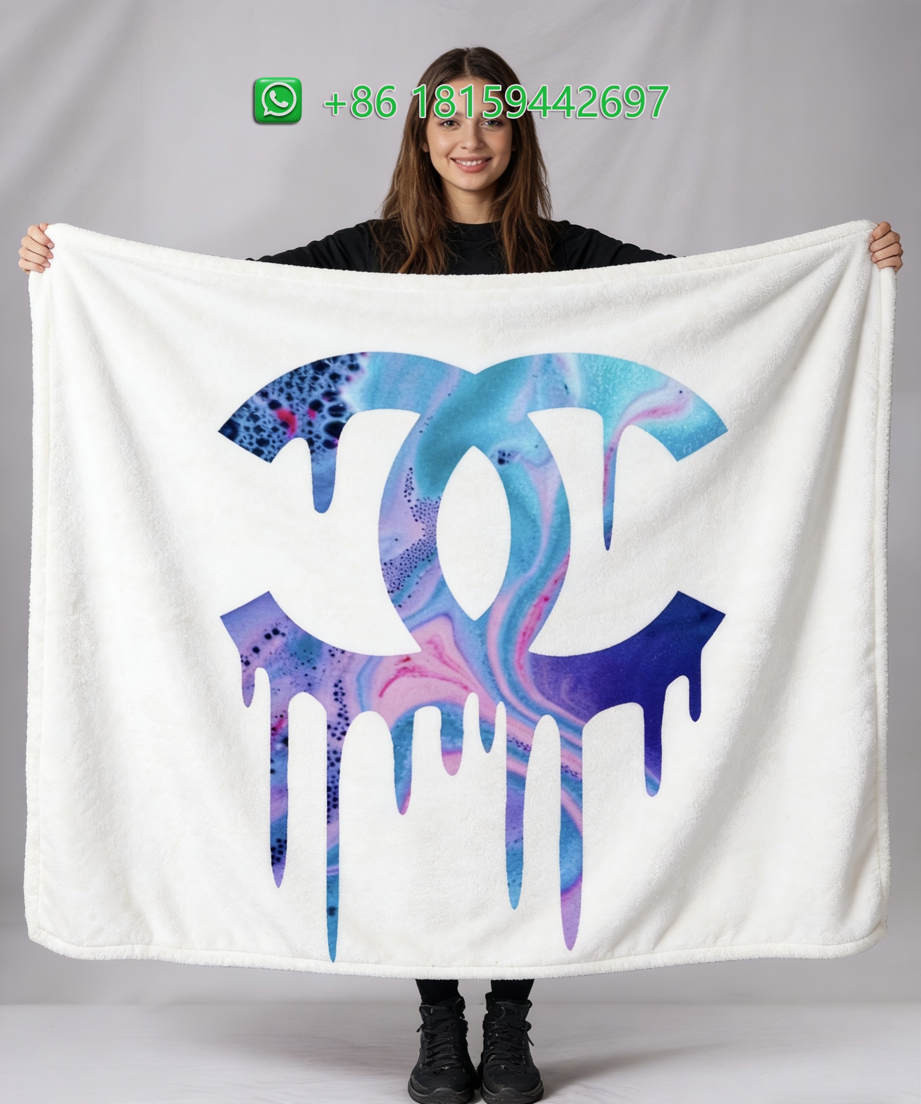 Chanel Throw Blankets